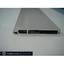 Lamina de forma plana para puerta de persiana enrollable en perfil de aluminio